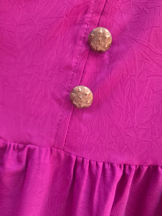 Rustic pastel Skirt Fuchsia