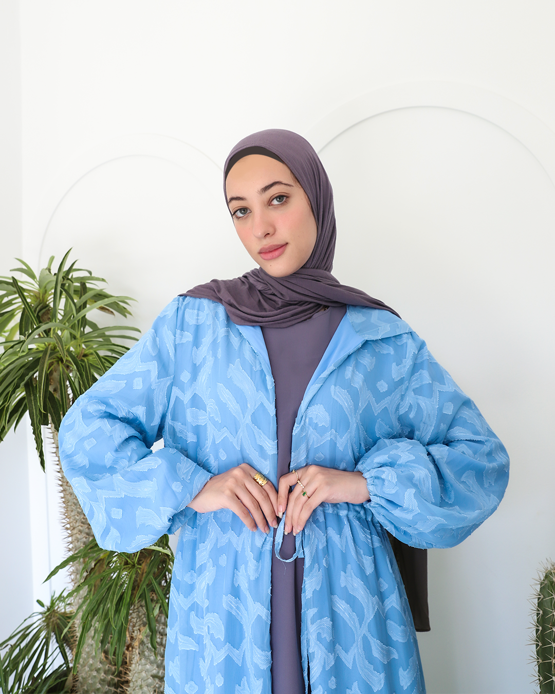 Aura cardigan in Baby Blue