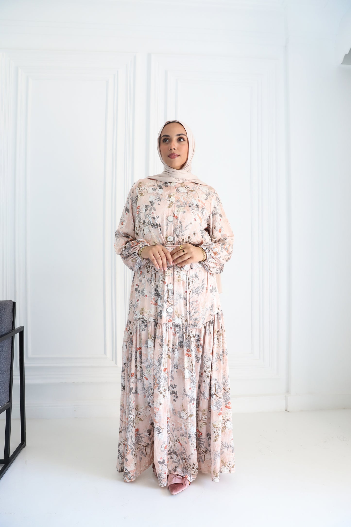 Vintage bloom Dress in Rose