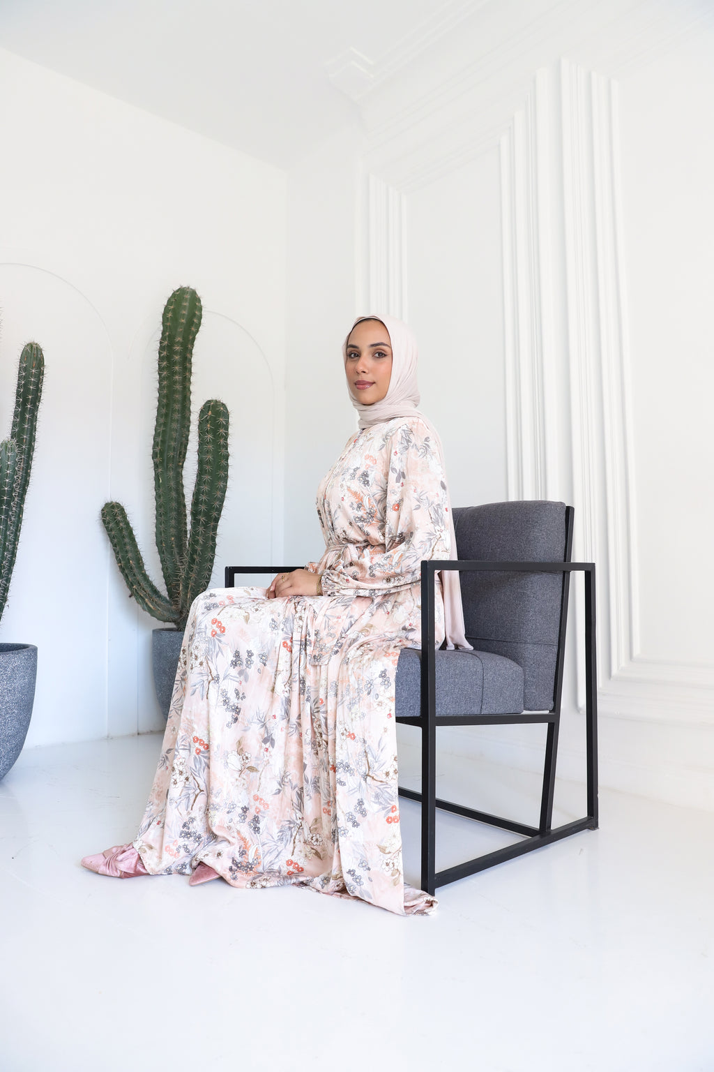 Vintage bloom Dress in Rose